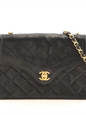Chanel Vintage 24K Gold Plated Flap A14